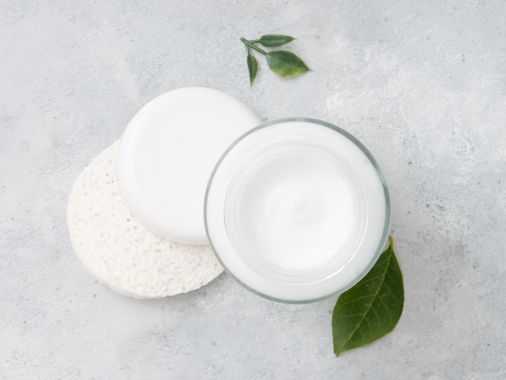 White winter scrub 