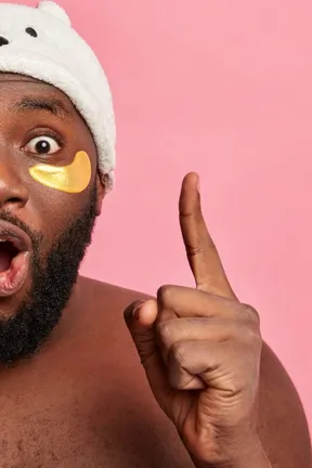 masque yeux homme